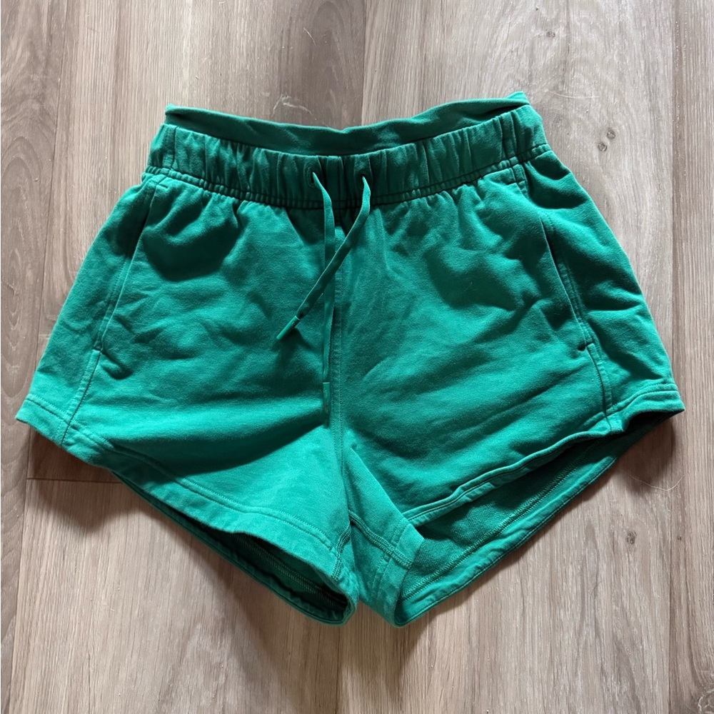 Green Lululemon Women's Shorts